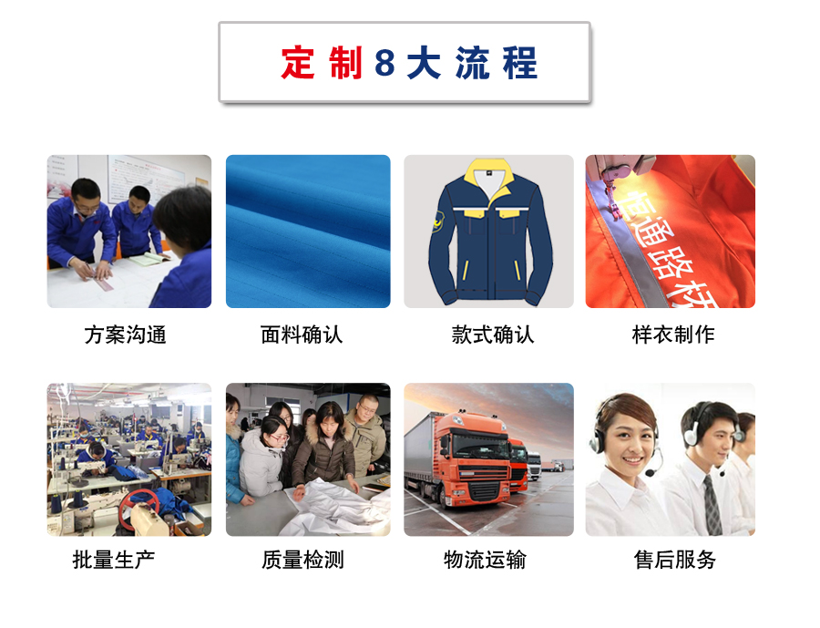 银灰色夏季工作服AD10-4(图10) 苏州工作服定做