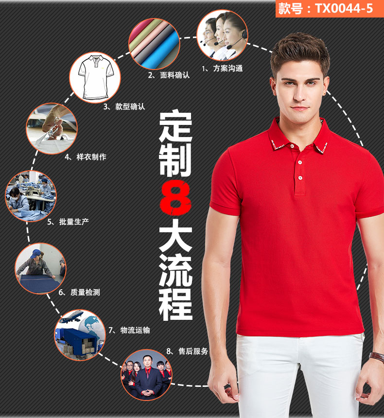 精梳棉文化衫TX0044(pic7)